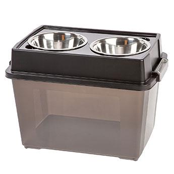 IRIS-Airtight-Elevated-Storage-Feeder-with-2-Stainless-Steel-Bowls