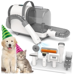 Bunfly Pet Clipper Grooming Kit and Vacuum.